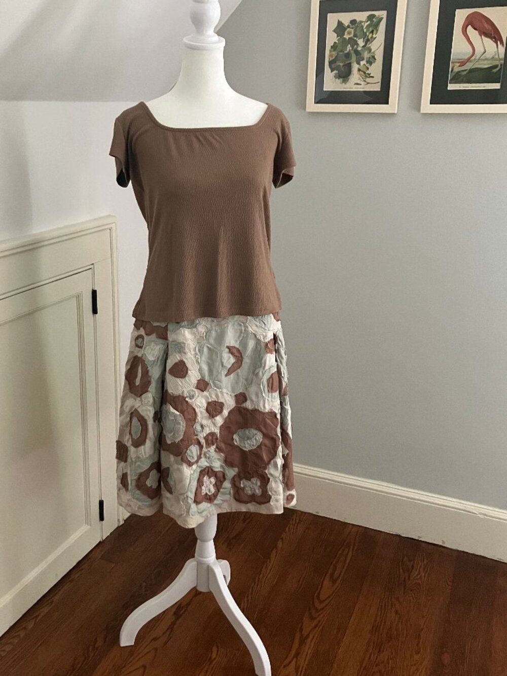 Silk skirt, US size 2-4